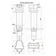 Катушка зажигания CHERY QQ11 SAT 1422798985 UN PRRB STS113705110EA