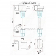 Катушка зажигания передний NISSAN CEFIRO A33 VQ20DE/VQ25DE/VQ30DE 98-03 (3)