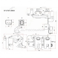 Катушка зажигания HYUNDAI ACCENT 05-10/ELANTRA 00-06/KIA CERATO 04-09 G4ED