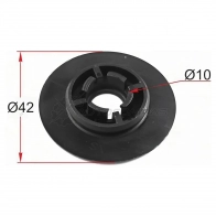 Клипса крепления коврика салона VAG (1 шт.) SAT W08EZ P STM12453 1440546492