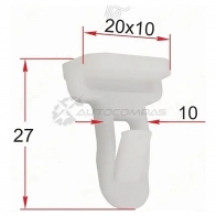 Клипса молдинга Toyota / LEXUS (1 шт.) SAT STM12202 1440526823 EZ DX1