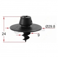 Клипса молдинга VAG (1 шт.) SAT STKE384 D EOQWM 1440546504