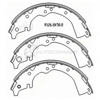 Тормозные колодки барабанные задние Toyota LITE/TOWNACE M60/R3 SAT 1422830275 ST0449528061 QPQZ2O 0