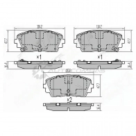 Тормозные колодки передние KIA PICANTO 11 SAT ST581011YA00 Q8M L4 1422808541