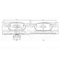 Тормозные колодки передние LADA X RAY/RENAULT LOGAN 12-/CLIO III