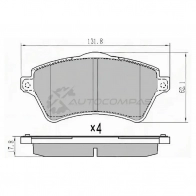 Тормозные колодки передние LAND ROVER FREELANDER 98-06 SAT STLR021899 TVI0 T 1440525809