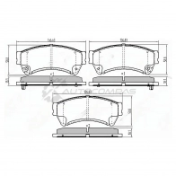 Тормозные колодки передние MAZDA 6 GH 07-12