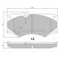 Тормозные колодки передние MERCEDES G-CLASS W460/W461/W463 89-00