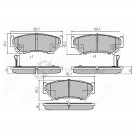 Тормозные колодки передние SUZUKI GRAND VITARA 05 SAT 1422802564 ST5520065D21 DN5 GDU