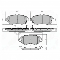 Тормозные колодки передние Toyota ARISTO/MARK/CROWN 92