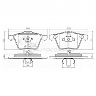 Тормозные колодки передние VOLVO XC90 SAT ST30769125 1422834379 9 894K2