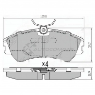 Тормозные колодки передние VW TRANSPORTER IV 90-03 SAT 99I4J U 1440546320 ST701698151