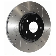 Комплект дисков тормозных передний перфорированные Infiniti FX35/45 05- FX50 05-08 VQ35/VK45, M35/45