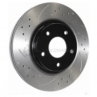 Комплект дисков тормозных передний перфорированные NISSAN Qashqai J10E, X-Trail T31, 07