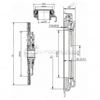 Комплект сцепления MAZDA 6 2/2,3 04- D=215 SAT XLXZF 7Q 1436726600 STWMZ022