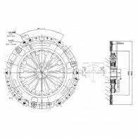 Комплект сцепления Toyota AURIS/COROLLA 1.6 07- 1ZR E150(механика) 07 SAT SBKN Z0P 1422831211 STWTY0150