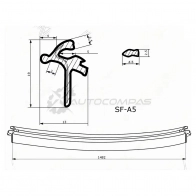 Молдинг лобового стекла (нижний) AUDI A5/S5 09-16 SAT 5V GBGHO 1422876417 SFA5