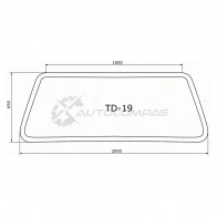 Молдинг лобового стекла MERCEDES BENZ LN1/673/608/809/1114/1320 83 SAT TD19 NT SN0 1440988226