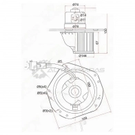 Моторчик печки DAEWOO NEXIA 96 SAT FO5 4IS 1422800294 ST96168699