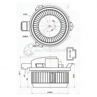 Моторчик печки FORD MONDEO 14 SAT U954Z EW ST5201308 1422800688