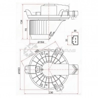 Моторчик печки HONDA ACCORD CU 08-13/ CR-V RE 07-12/Toyota LAND CRUISER PRADO 04-09(LHD) SAT 1422799727 3CC X73 ST79310TA0A01