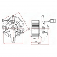 Моторчик печки JEEP CHEROKEE 07-12/JEEP LIBERTY 07-12/DODGE NITRO 07-12 SAT 1422799766 Q P44X5 ST68003996AA