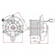 Моторчик печки JEEP GRAND CHEROKEE 05-/COMMANDER 06 SAT 1422799673 ST5143099AA N I30MR