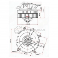 Моторчик печки MERCEDES E-CLASS W211 02-09/CLS-CLASS C219 04-10 SAT STA2118300908 EBA EKZS 1422812080