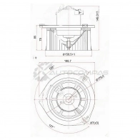 Моторчик печки NISSAN ATLAS F23\H41 93-99 12V (RHD) SAT YE9X W ST272200T400 1422816390