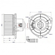 Моторчик печки NISSAN MARCH K11 97-02/CUBE Z10 98-02 (RHD) SAT OUIX 2 1422817316 ST2722072B00