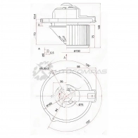 Моторчик печки Toyota AVENSIS AZT25 03-08/COROLLA/FIELDER ZE12 00-06/COROLLA VERSO R1 0 SAT 3 9MTQQD ST8710302080 1440539523