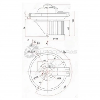 Моторчик печки Toyota COROLLA SPACIO/SPRINTER/CARIB/LEVIN/TRUENO AE1 SAT TK QE5 1422810277 ST8710312030