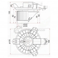 Моторчик печки Toyota HIACE/QUANTUM H2 05-/HONDA INSIGHT 09- (LHD) SAT H WOU9 ST8710326110 1422804623