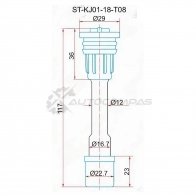 Наконечник катушки MAZDA FP/FS (FP85-18-100C) SAT 1 OMS9 1422810307 STKJ0118T08