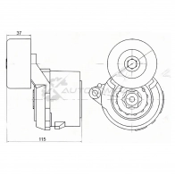 Натяжитель приводного ремня HONDA ACCORD 2,4 08 SAT ST31170R40A01 1422804385 M1 MB2E