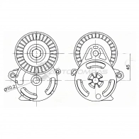 Натяжитель приводного ремня SUBARU FORESTER/IMPREZA/LEGACY/XV 12 SAT ST23769AA040 1422820641 JCUB 9