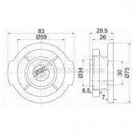 Подушка редуктора Toyota DYNA/TOYOACE 07-/GRANVIA/GRAND HIACE/HIACE /LITE/TOWNACE 96-02 SAT P94M W 1422823286 ST4165128050