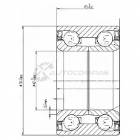 Подшипник передней ступицы FORD ESCAPE/MAVERICK/MAZDA TRIBUTE 00