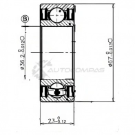 Подшипник привода Toyota SCEPTER/GRACIA/CORONA/MARK 2/CROWN/ARISTO 4WD 92 SAT 1422826034 X YDPC ST9036336001