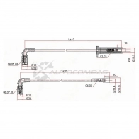 Провода высоковольтные CHEVROLET AVEO 03-08 1.4 F14S3 A14SMS/LANOS 05- A14SMS SAT 1440517027 ST96305387 SC2 19