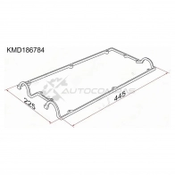 Прокладка клапанной крышки Mitsubishi 4G63 DOHC 91 SAT KMD186784 M D0U5V4 1422813254