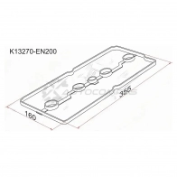 Прокладка клапанной крышки NS MR18DE, MR20DE, C11/Y12/G11/T31/J10E/C25/F15, 05 SAT K13270EN200 1422816085 KX6R 67