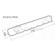 Прокладка клапанной крышки TY 1HZ, 1HDT SAT K1121317010 1422825103 K9R QC