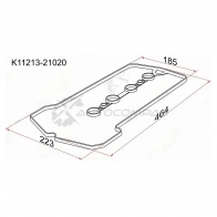 Прокладка клапанной крышки TY 1NZ-FE, 04- NCP91, NZE14/NZE15, NZT26 SAT K1121321020 SG FGYL5 1422825131