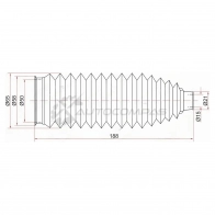 Пыльник рулевой рейки Toyota KLUGER 00- слева=справа SAT 1422823391 T B3U3V ST4553548010