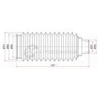 Пыльник рулевой рейки Toyota LAND CRUISER PRADO/HILUX SURF 95- слева=справа SAT 1422823388 ST4553535030 87D OS