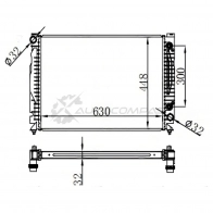 Радиатор AUDI A6/S6 2.7T 97-04