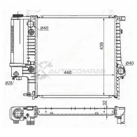 Радиатор BMW 3-SERIES E30 1.6 82-90/BMW E36 1.6/1.8/2.0/2.5 90-96