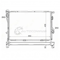 Радиатор BMW 5/7-SERIES E39/E38 2.5TD 95 SAT BW000697 M X3S1 1422798232