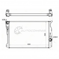 Радиатор BMW X3 F25 1.8D/2.0D 10 SAT 1440512283 5 7MIDL BW00141